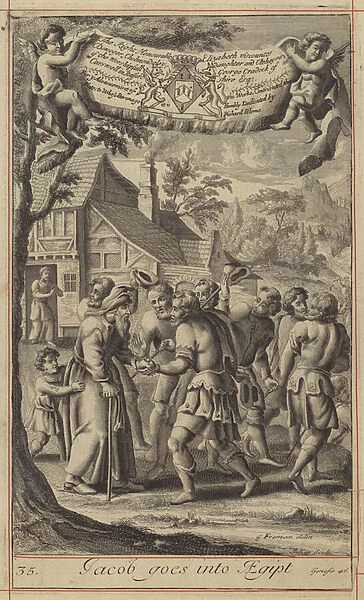 Jacob goes into Egipt (engraving)