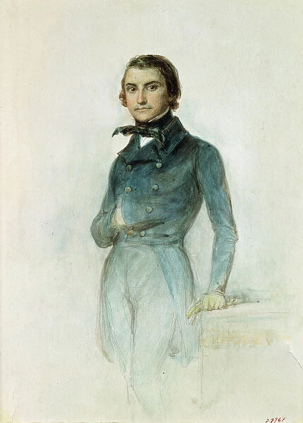 Jean Joseph Louis Blanc (1811-82) 1835 (pastel on paper)
