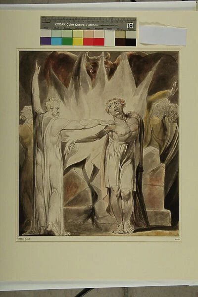 Jeroboam and The Man of God, c. 1804 (w / c on paper)