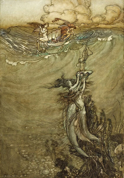 Jewels from the Deep, 1909 (w  /  c on paper)