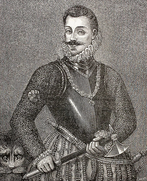 John of Austria, illegitimate son of Charles Quint, 1880 (engraving)