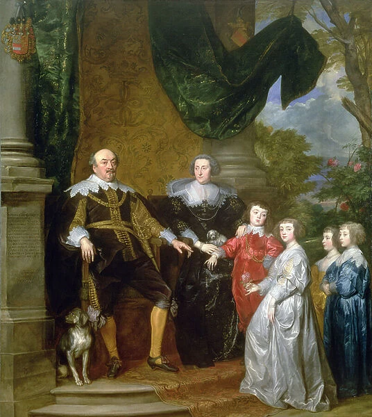 John, Count of Nassau with his Family, 1634 (oil on canvas)