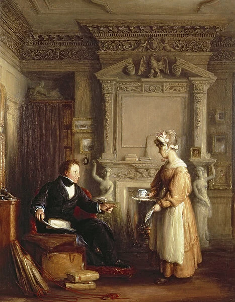 John Sheepshanks and his maid