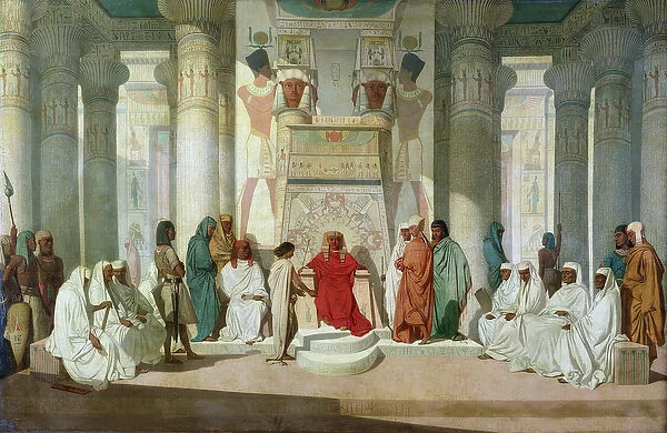 Joseph Explaining Pharaohs Dreams (oil on canvas)