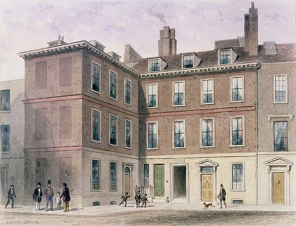Judge Jeffreys House, 1853 (w  /  c on paper)