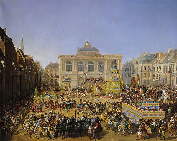 The Kermesse at Saint-Omer in 1846 (oil on canvas)
