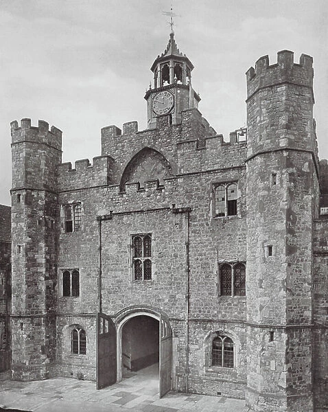 Knole, The Gate-House built by Archbishop Bourchier, 1458 (b / w photo)
