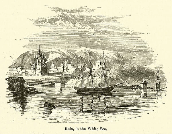 Kola, in the White Sea (engraving)