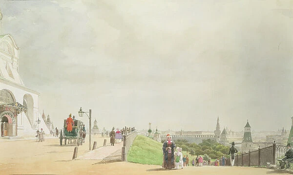 The Kremlin, Moscow, 1839 (w  /  c on paper)