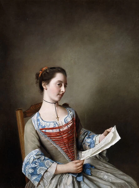 La Belle Liseus: Portrait of Miss Susanna Lewis, seated