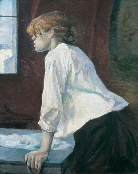 La blanchisseuse, 1886-87 (oil on canvas)