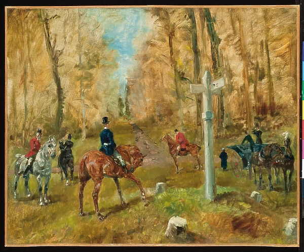 La croisee des chemins, 1883 (oil on canvas)