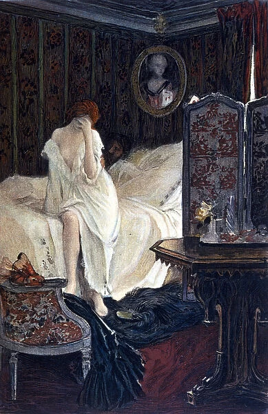 La femme adultere. Illustration de Auguste Francois Gorguet (1862 - 1927) pour '