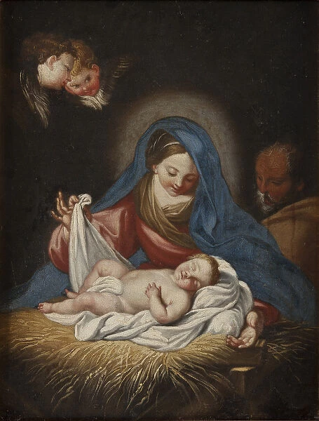 La Nativite - Nativity, by Maratta (Maratti), Carlo (1625-1713). Oil on canvas