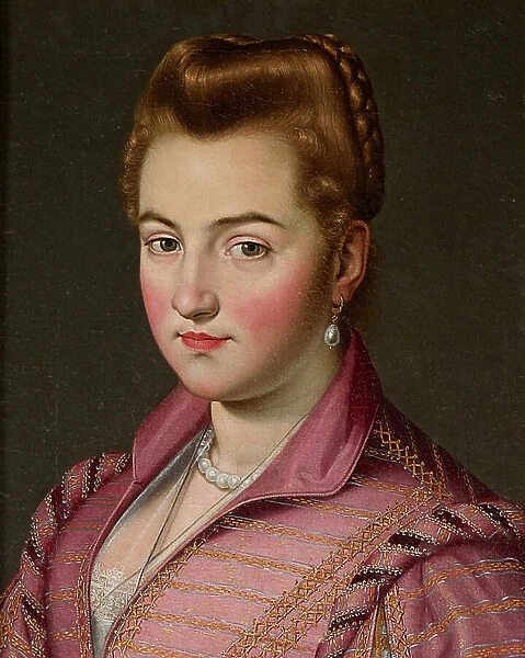 A Lady of the House of Parma, possibly Costanza Colonna (oil on canvas)