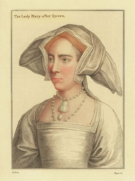 Lady Mary, daughter of King Henry VIII. 1812 (engraving)