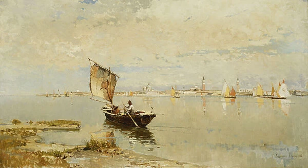 On the Lagoon, 1882 (oil on canvas)