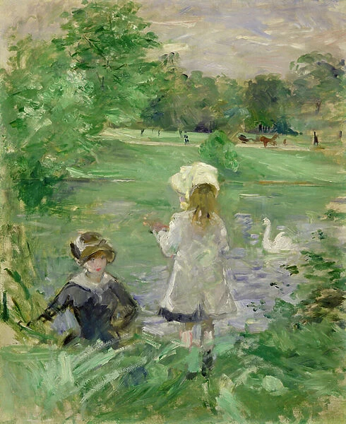 Beside a Lake, 1883 (oil on canvas)