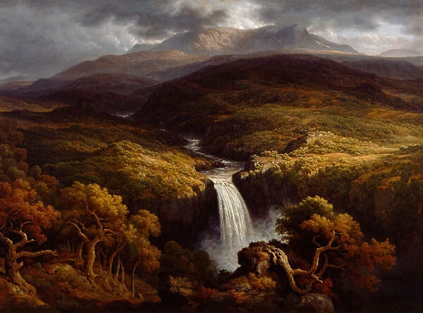 Landscape, 1790-1849 (oil on canvas)