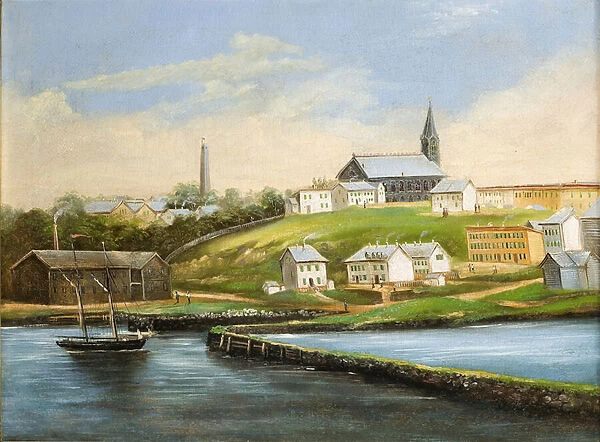 Landscape of Bunker Hill, after 1862 (oil on canvas)