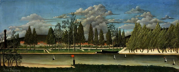 Landscape with Tree Trunks, c. 1887 (oil on canvas)