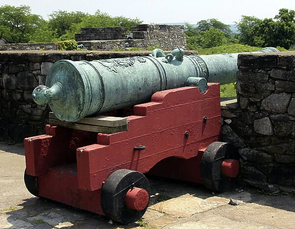 Large Spanish Bronze Cannon dated 1732