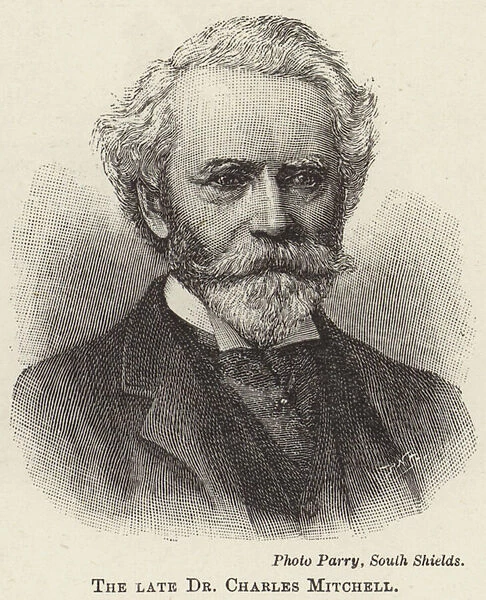 The Late Dr Charles Mitchell (engraving)