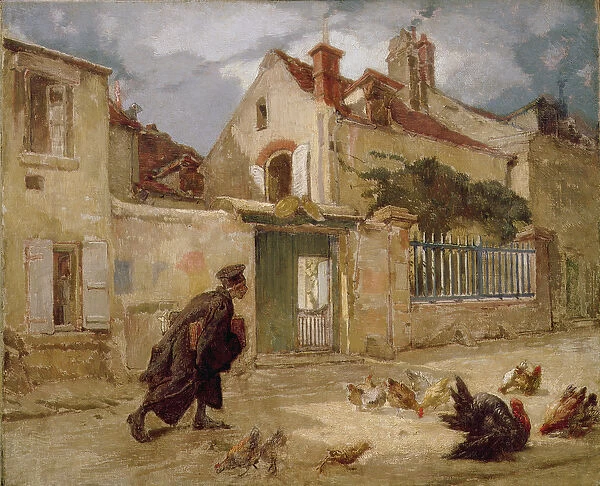Lawyer Going to Court, 1859-60 (oil on canvas)