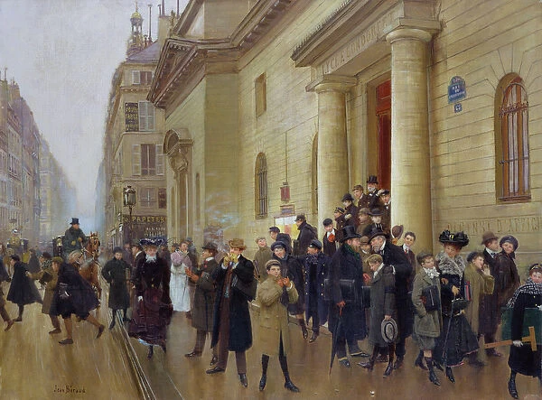 Leaving the Lycee Condorcet, 1903 (oil on canvas)