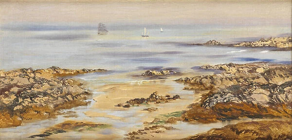 Lee Cove Sands, 1895 (oil on canvas)