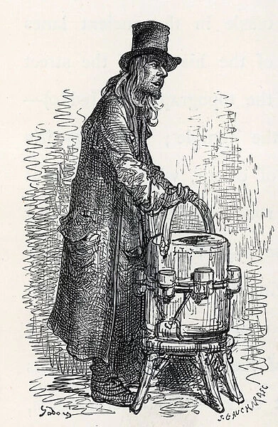 Lemonade salesman (engraving)