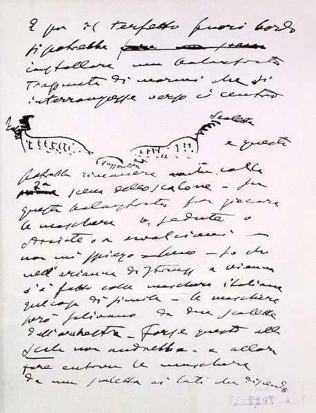 Letter (ink on paper)