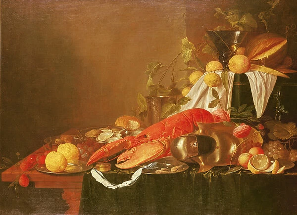 Still Life, 17th century (oil on canvas)