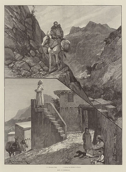 Life in Morocco (engraving)