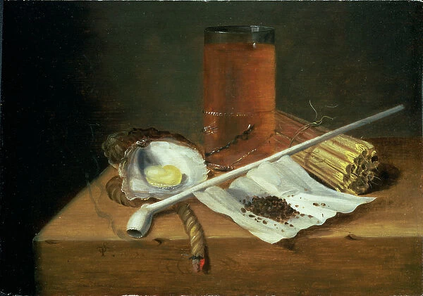 Still life with Smoking Requisites, 1659 (panel)