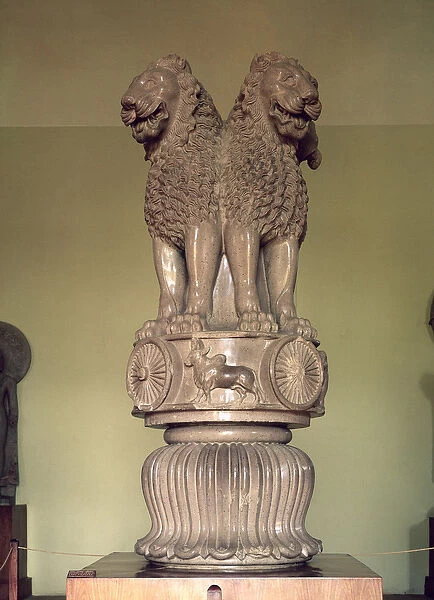 Lion capital from the Pillar of Emperor Ashoka (c