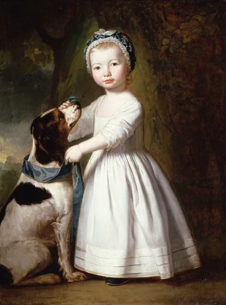 Little Boy with a Dog, c. 1757 (oil on canvas)