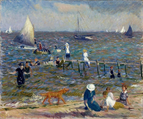 The Little Pier, 1914 (oil on canvas)