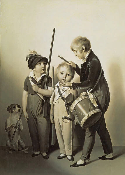 My Little Soldiers, 1809 (oil on canvas)