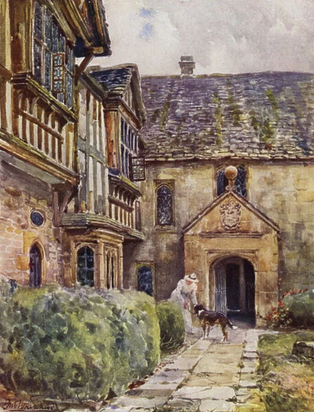 Little Wolford Manor-House (colour litho)