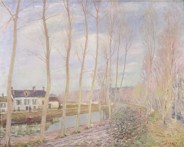 The Loing Canal, 1892 (oil on canvas)
