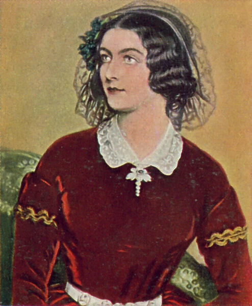 Lola Montez, Irish dancer who became mistress of King Ludwig I of Bavaria (colour litho)
