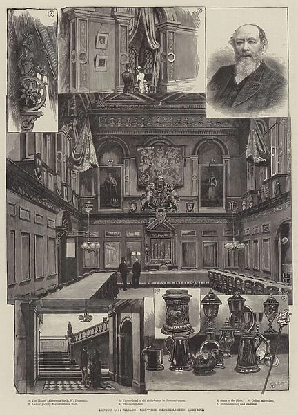 London City Guilds, the Haberdashers Company (engraving)