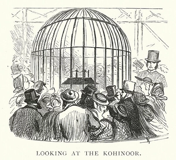 Looking at the Kohinoor (engraving)