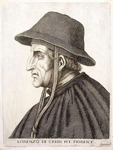 Lorenzo di Credi, Italian Renaissance painter (engraving)