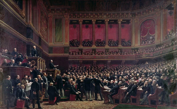 Louis Adolphe Thiers (1797-1877) Acclaimed by the Deputies During a Meeting, 16th June 1877, c