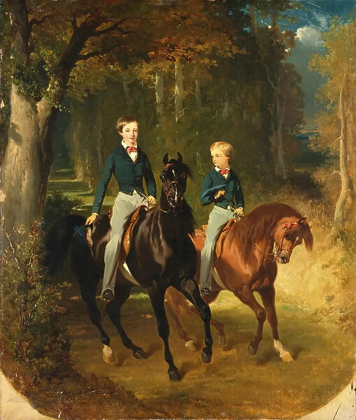 Louis-Philippe d Orleans (1838-94) Comte de Paris and his Brother, Robert d Orleans