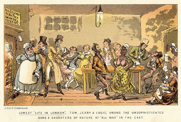 Lowest Life in London (colour litho)