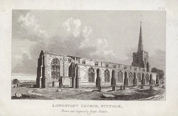Lowestoft Church, Suffolk (engraving)