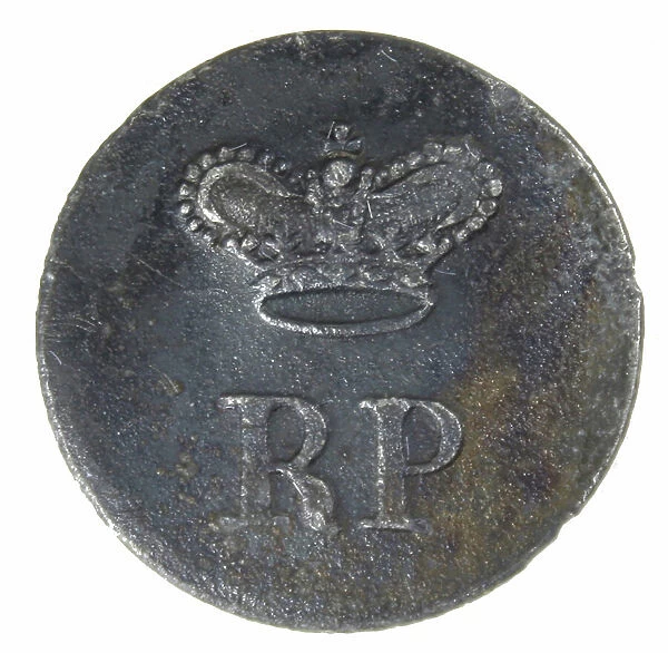 Loyalist Royal Provincial button circa 1780
